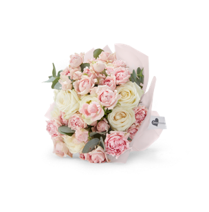 love roseonly純真季節款淺粉手捧